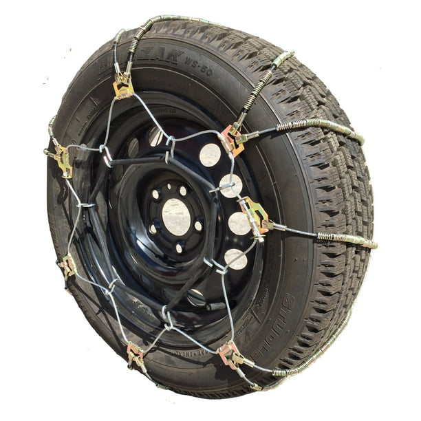 TireChain.com Compatible with Nissan Versa SL 2009-2010 P185/65R15 Cable Tire Chains 
